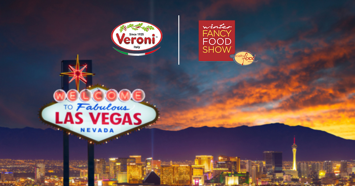 Veroni goes to Las Vegas at Winter Fancy Food Show